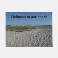 Bienvenue sur notre tapis de porte de plage