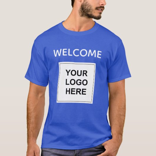 Bienvenue T-shirt Logo d'entreprise (Devant)