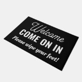 Bienvenue Venez Dans Un Tapis Extérieur Personnali (Incliné)