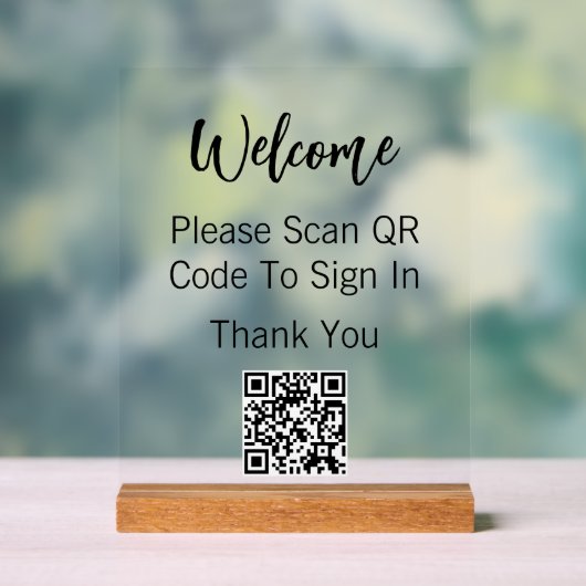 Bienvenue Veuillez Analyser le code QR pour vous c (Neutre)