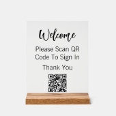 Bienvenue Veuillez Analyser le code QR pour vous c (Recto)