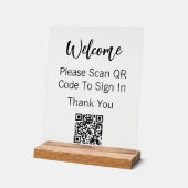 Bienvenue Veuillez Analyser le code QR pour vous c (Angle)