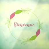 Bienvenue vinylsticker pour vitrine porte raamsticker (Vel 3)