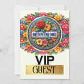 BIENVENUS Invitation pour hôte VIP (Devant)
