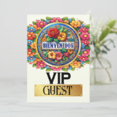 BIENVENUS Invitation pour hôte VIP (Debout devant)