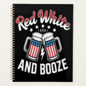 Bier 4 juli , Patriottisch Feest Planner (Voorkant)