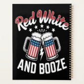 Bier 4 juli , Patriottisch Feest Planner (Achterkant)