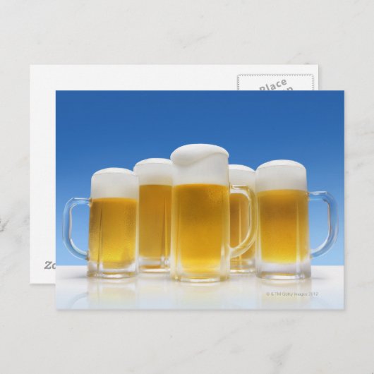 bier 6 briefkaart (Voorkant / Achterkant)