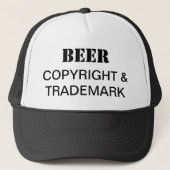 Bier, auteursrecht en handelsmerk Trucker Hat Trucker Pet (Voorkant)