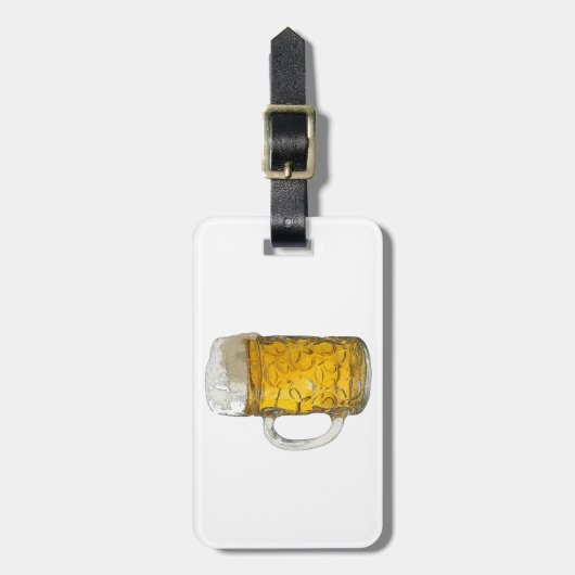 Bier Bagagelabel (Voorkant verticaal)