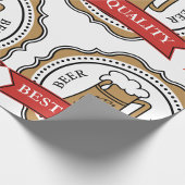 Bier Beste Kwaliteit Craft Brew Badge Cadeaupapier