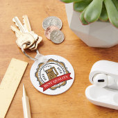 Bier Beste Kwaliteit Craft Brew Badge Sleutelhanger