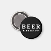 Bier, Bierdrinker Magneet (Voorkant / Achterkant)
