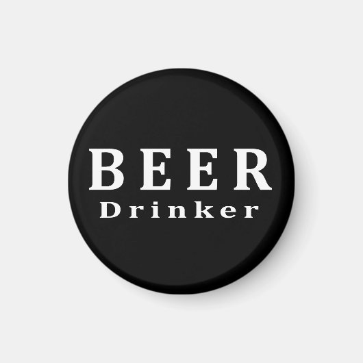 Bier, Bierdrinker Magneet (Voorkant)