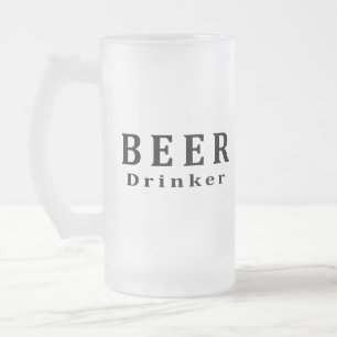 Bier, Bierdrinker Matglas Bierpul