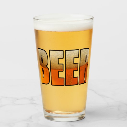 Bier, bierliefhebbers glas (Voorkant gevuld)