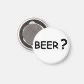 Bier? Bierliefhebbers ontwerpen Magneet (Voorkant / Achterkant)