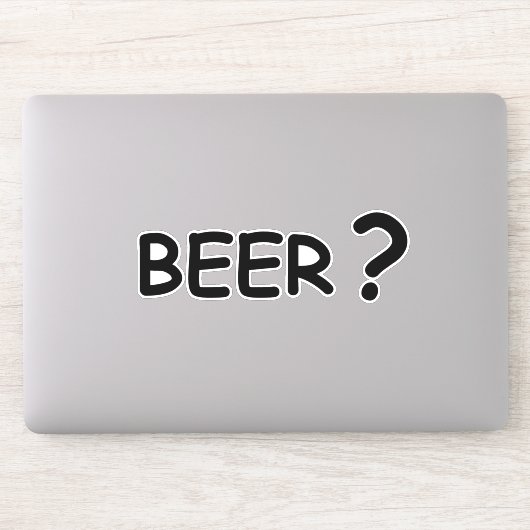Bier? Bierliefhebbers ontwerpen Sticker (Computer)