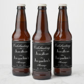 Bier Bottle Labels - Aangepaste huwelijksnamen Bier Etiket (Flessen)