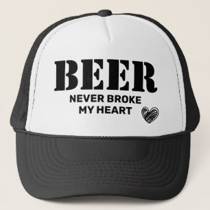 Bier brak nooit mijn hart Trucker Hat Pet