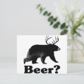 Bier? Briefkaart (Staand voorkant)