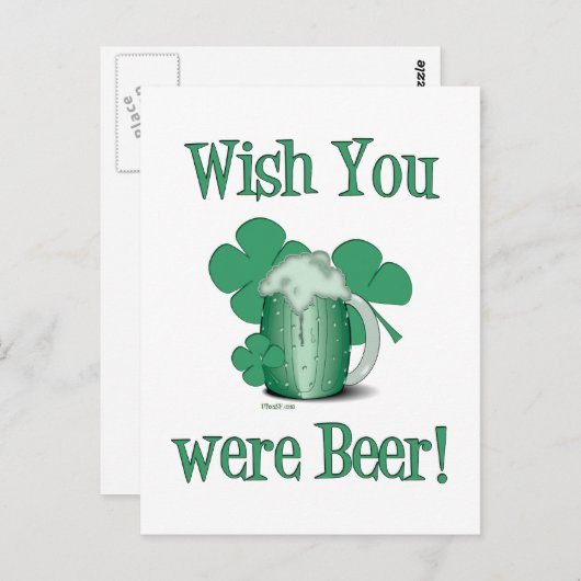 Bier Briefkaart (Voorkant / Achterkant)