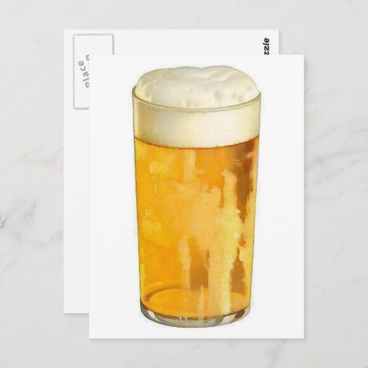 Bier Briefkaart (Voorkant / Achterkant)