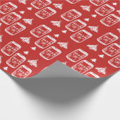 Bier Can kerstboom Cadeaupapier (Hoek)