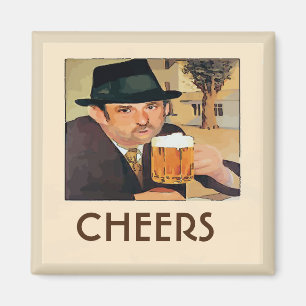 Bier, Cheers, tekst wijzigen Magneet