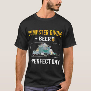 Bier Dag Dumpster Duiken T-shirt