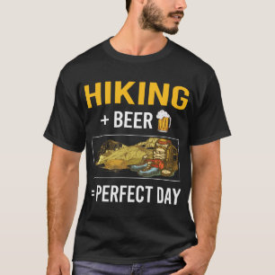 Bier Dag Wandelen Wandeling Wandelaar T-shirt