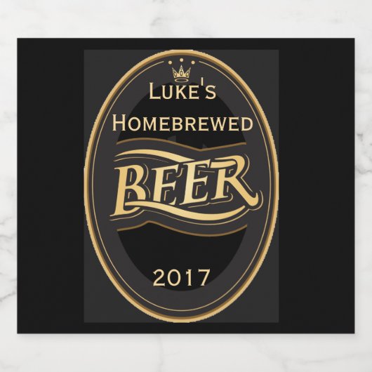 Bier Design Home Breuklabel Bier Etiket (Enkel label)