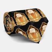 Bier Design Necktie Stropdas (Opgerold)