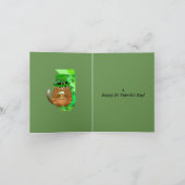 Bier die St Patrick dagKat drink Kaart (Binnen)