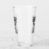 Bier Drink alles wat je wilt Glas (Links)
