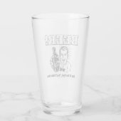 Bier: Drink alles wat ze willen maken Glas (Achterkant)