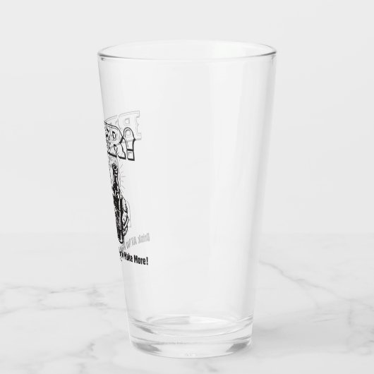 Bier: Drink alles wat ze willen maken Glas (Links)