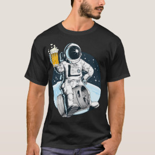 Bier Drink astronaut - Grappig Lager Alcohol T-shirt