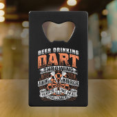 Bier Drink Dart Viking Warrior - Dart Speler Kredietkaart Flessenopener