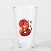 Bier Drink Dragon Glas (Voorkant)