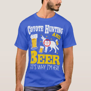 Bier Drink Grappige Coyote Jacht T-shirt