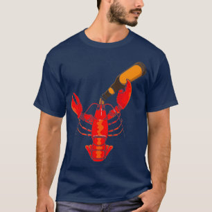 Bier Drink Lobster Craft Beer Beach Vacking T-shirt