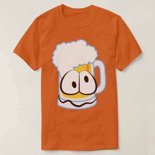 Bier Drink Mok T-shirt (Design voorkant)