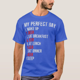 Bier Drink Perfecte Dag TShirt Party Craft T-shirt
