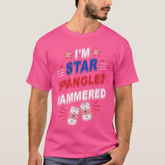 Bier drinkende drinker alcohol grappig 4 juli Ha T-shirt