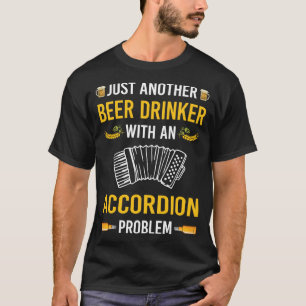Bier Drinker Accordeon Accordeonist T-shirt