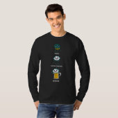 Bier Easygoing Persoon T-shirt (Voorkant volledig)