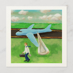 Bier, een Big Slide en mijn Dignity - vliegtuig me Aankondiging