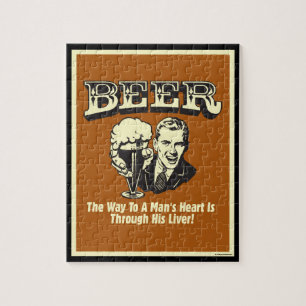 Bier: een manier om door de lever te luisteren legpuzzel