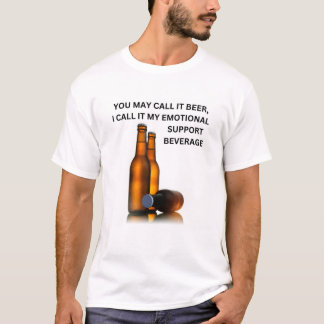Bier emotionele steun drank t-shirt